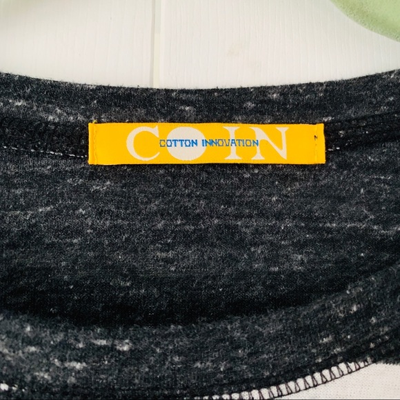 Cotton Innovation Gray/White Long Sleeve SzM - Picture 5 of 6